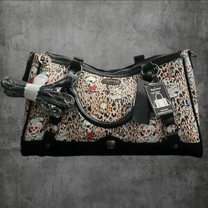 🖤🐆 Ed Hardy Leopard Skull Print Shoulder Bag — Y2K — NWT